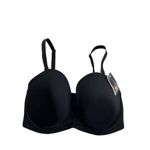 Wacoal Red Carpet Strapless Convertible Bra Underwire Black Size 34G New